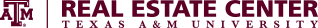  REAL ESTATE CENTER Texas A&M University logo